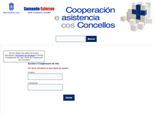 Tablet Screenshot of cooperacion.deputacionlugo.org